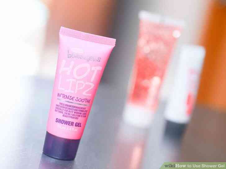 Image intitulée Utilisation du Gel Douche à l